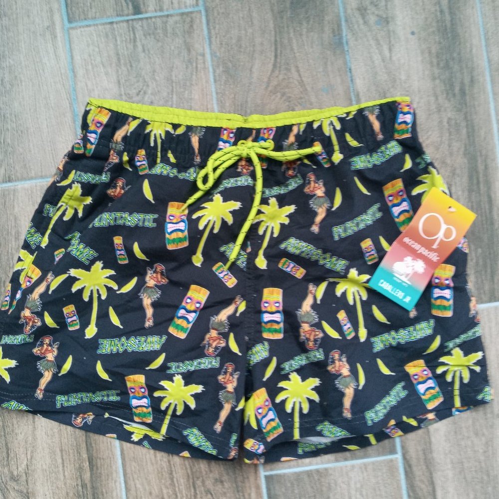 Ocean Pacific Board Shorts - "Tiki"